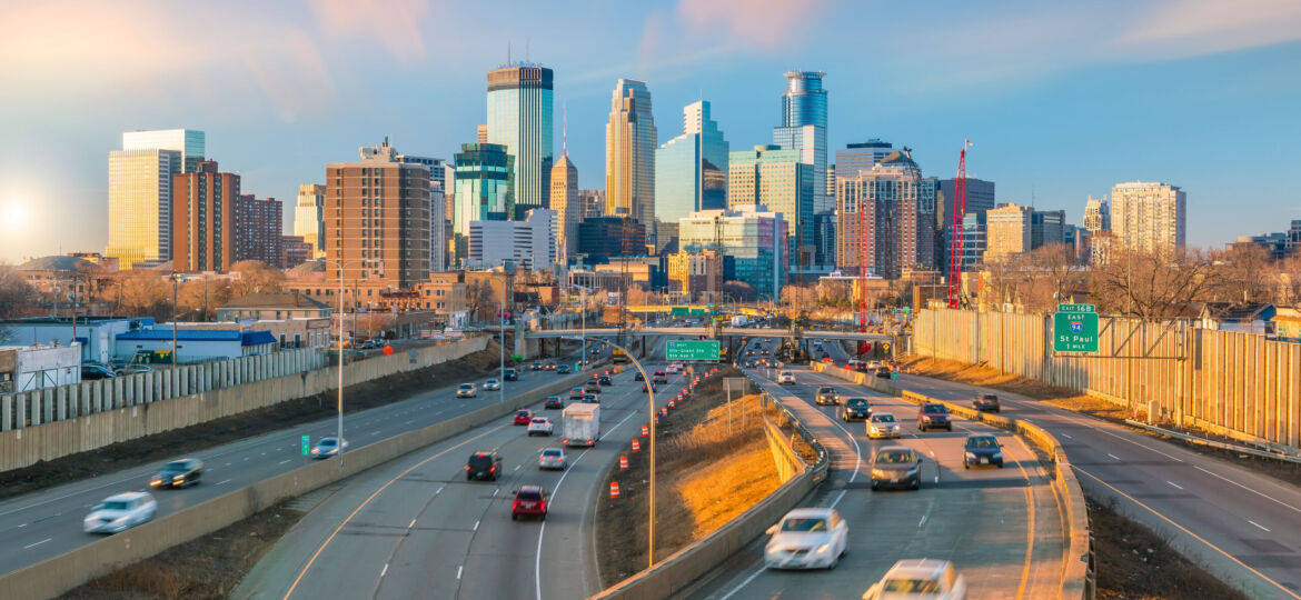 Minneapolis,City,Downtown,Skyline,Cityscape,Of,Usa